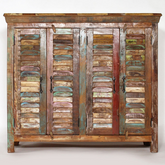 The Attic Alabama Wooden Sideboard Multicolor